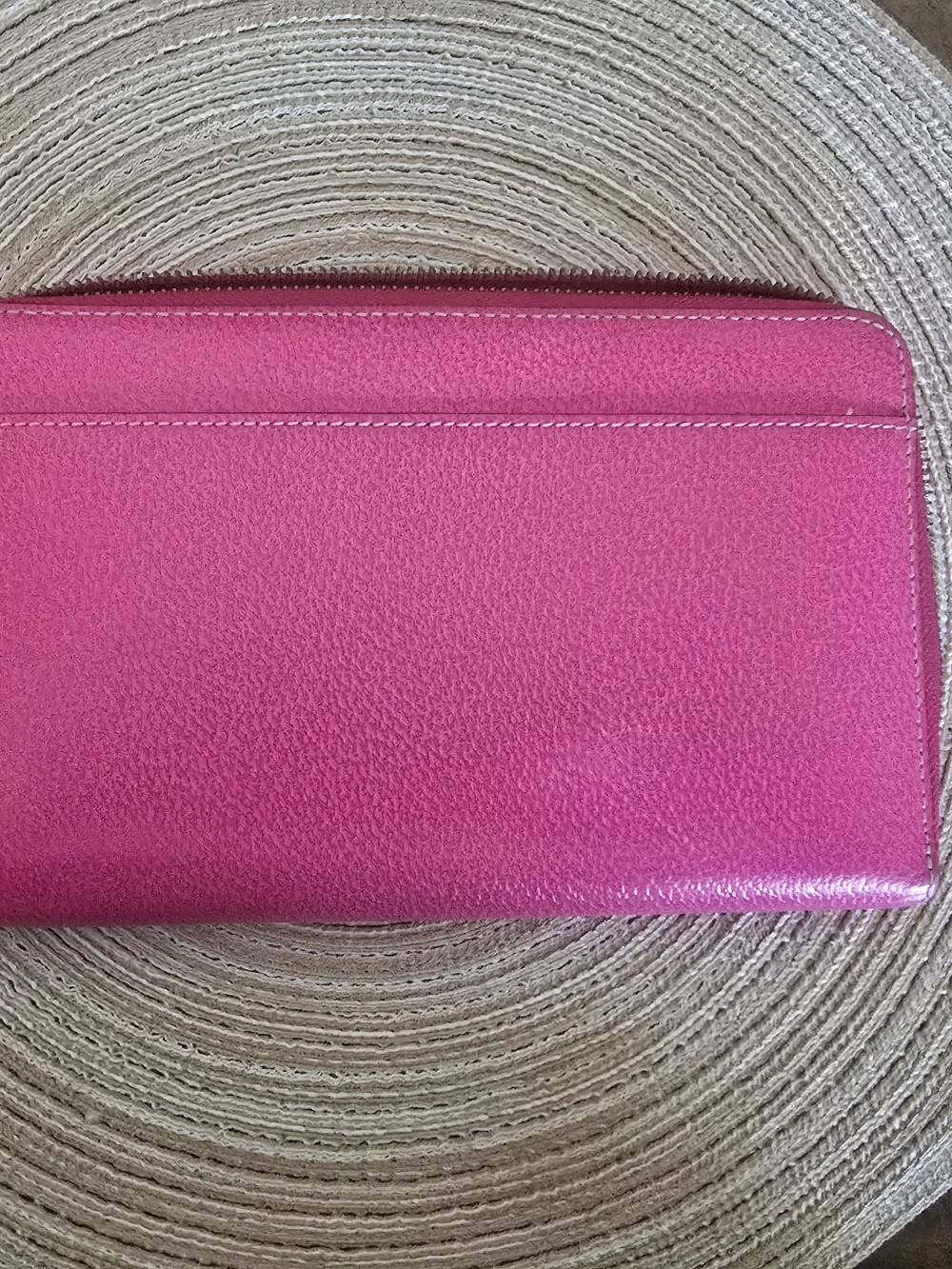 Kate Spade Wellesley Neda Leather Travel Wallet Organizer Pink EUC